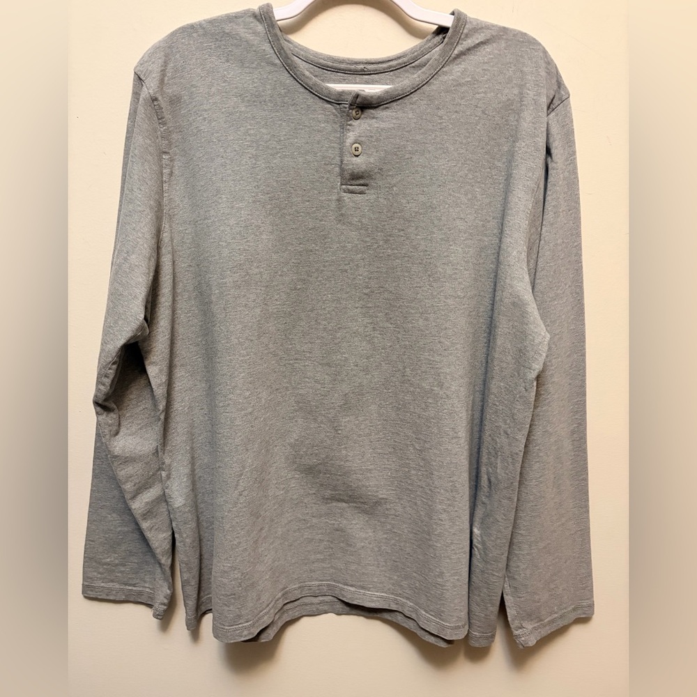 LEVI'S Men's Heather Gray Crew Neck Shirt